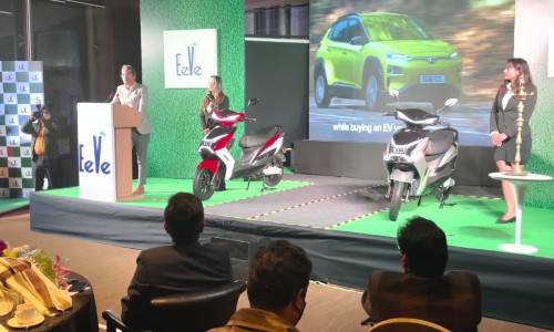 EeVe SOUL Electric Scooter launched at Rs. 1.40 lakh rupees Abhijeet Sinha Inaugurated